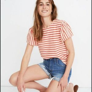 Bundle Madewell striped and vneck t-shirts